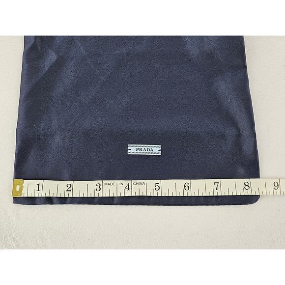 Authentic PRADA Shoe Dust Bags - Blue Satin - Set of Two - Picture 9 of 9